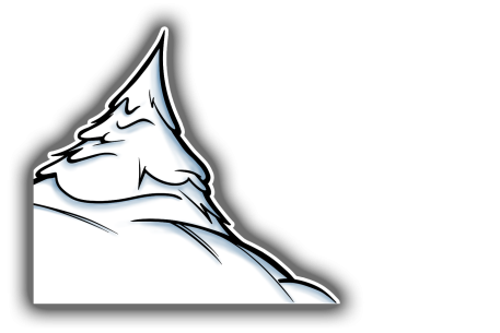 Sticker paysage sapin d'angle