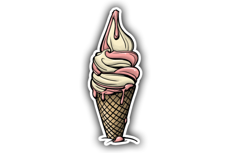 Sticker glace italienne