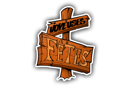 Sticker panneau bois Joyeuses Fêtes