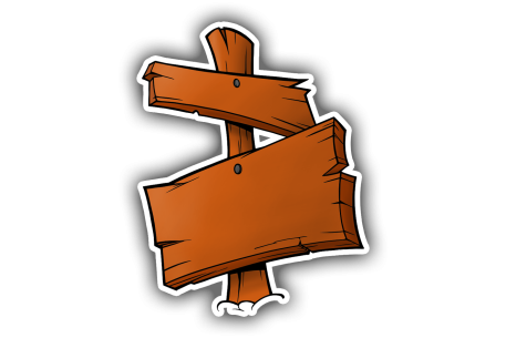 Sticker panneau bois rectangle personnalisable