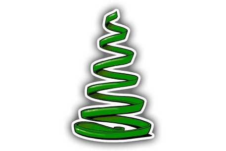 Sticker sapin design