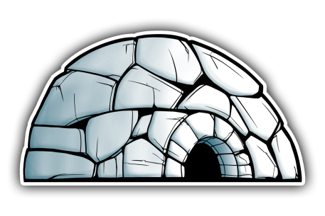 Sticker igloo 1