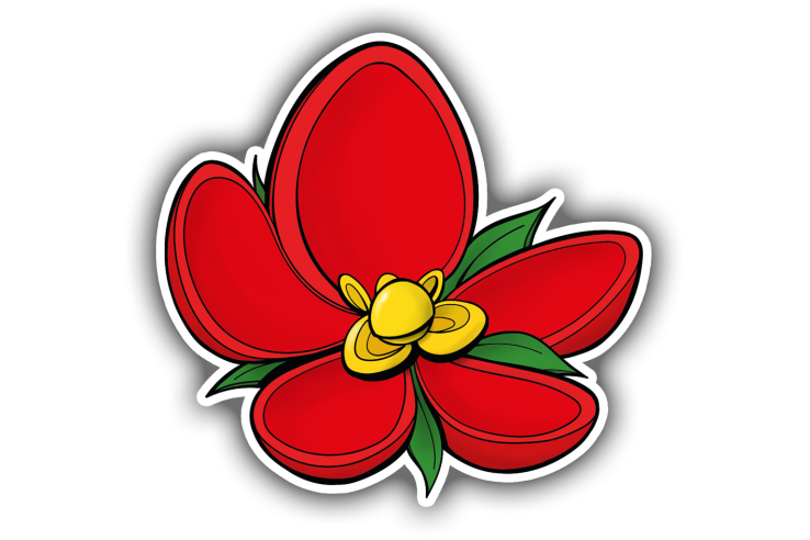 Sticker fleur lotus