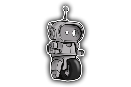 Sticker jouet robot