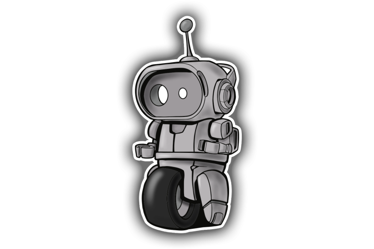 Sticker jouet robot
